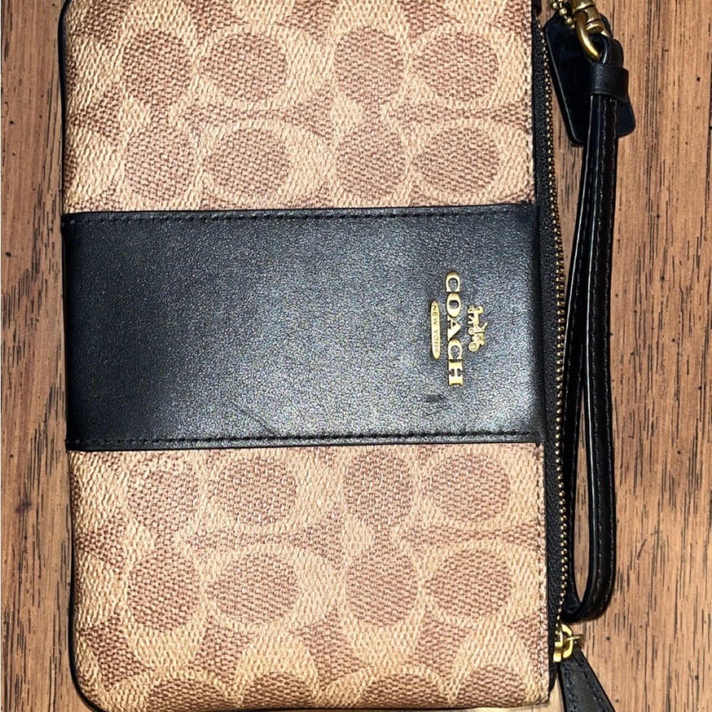 Coach Signature Wristlet